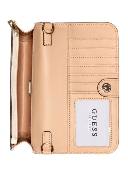Guess Crossbody - Billetera Plateado