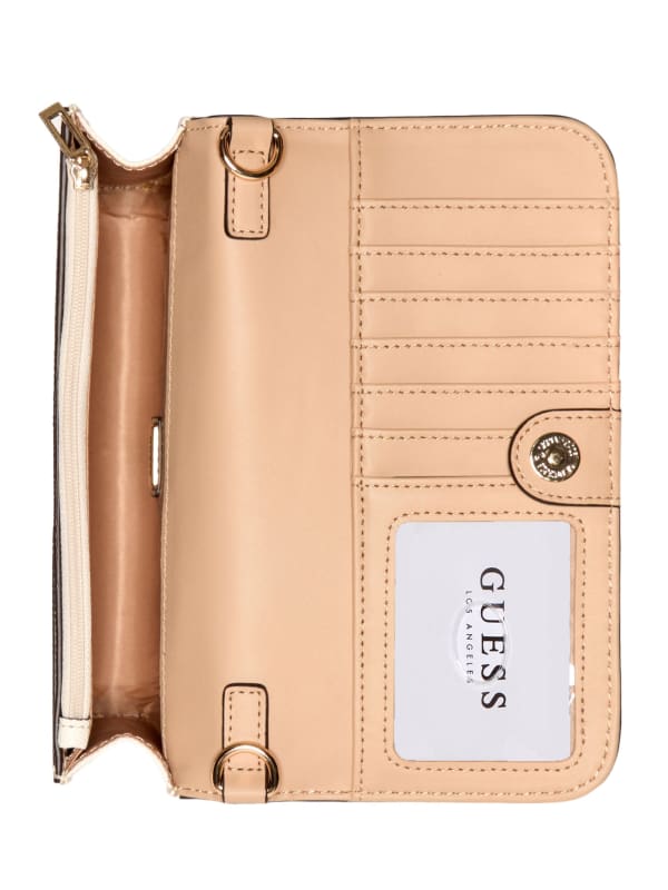 Guess Crossbody - Billetera Plateado