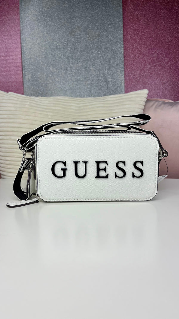 Guess Crossbody Doble Blanco