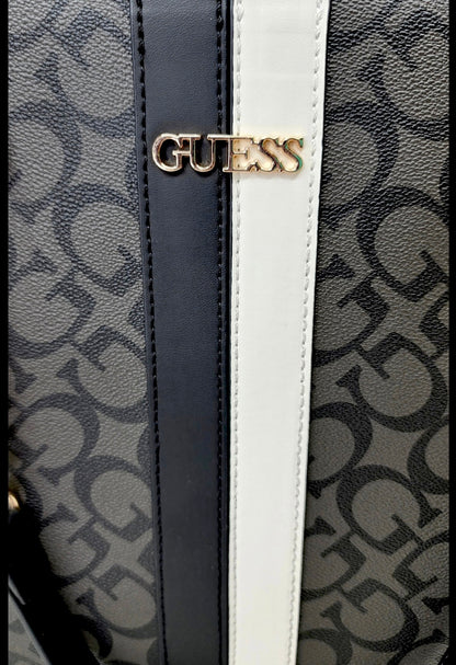Guess Tote BAG negro Lines