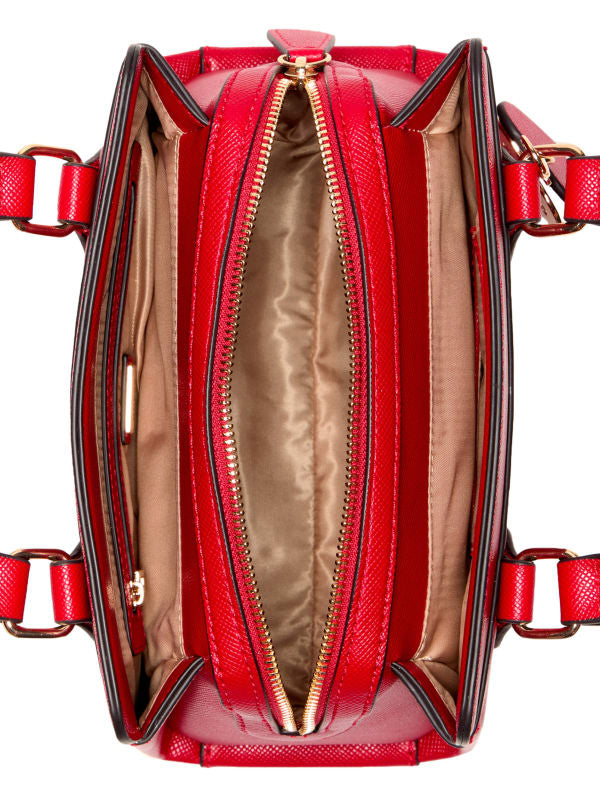 Guess Satchel Heart Red