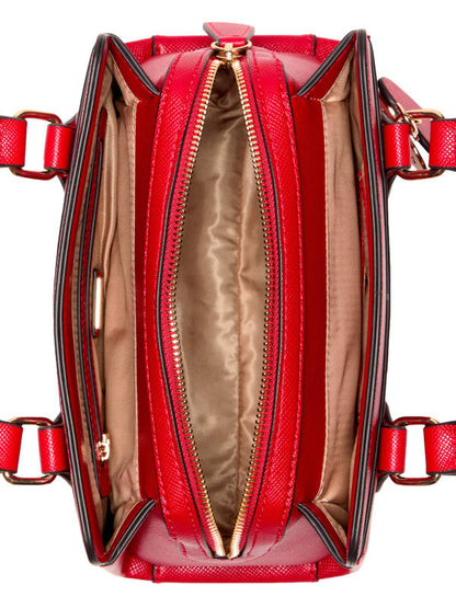 Guess Satchel Heart Red