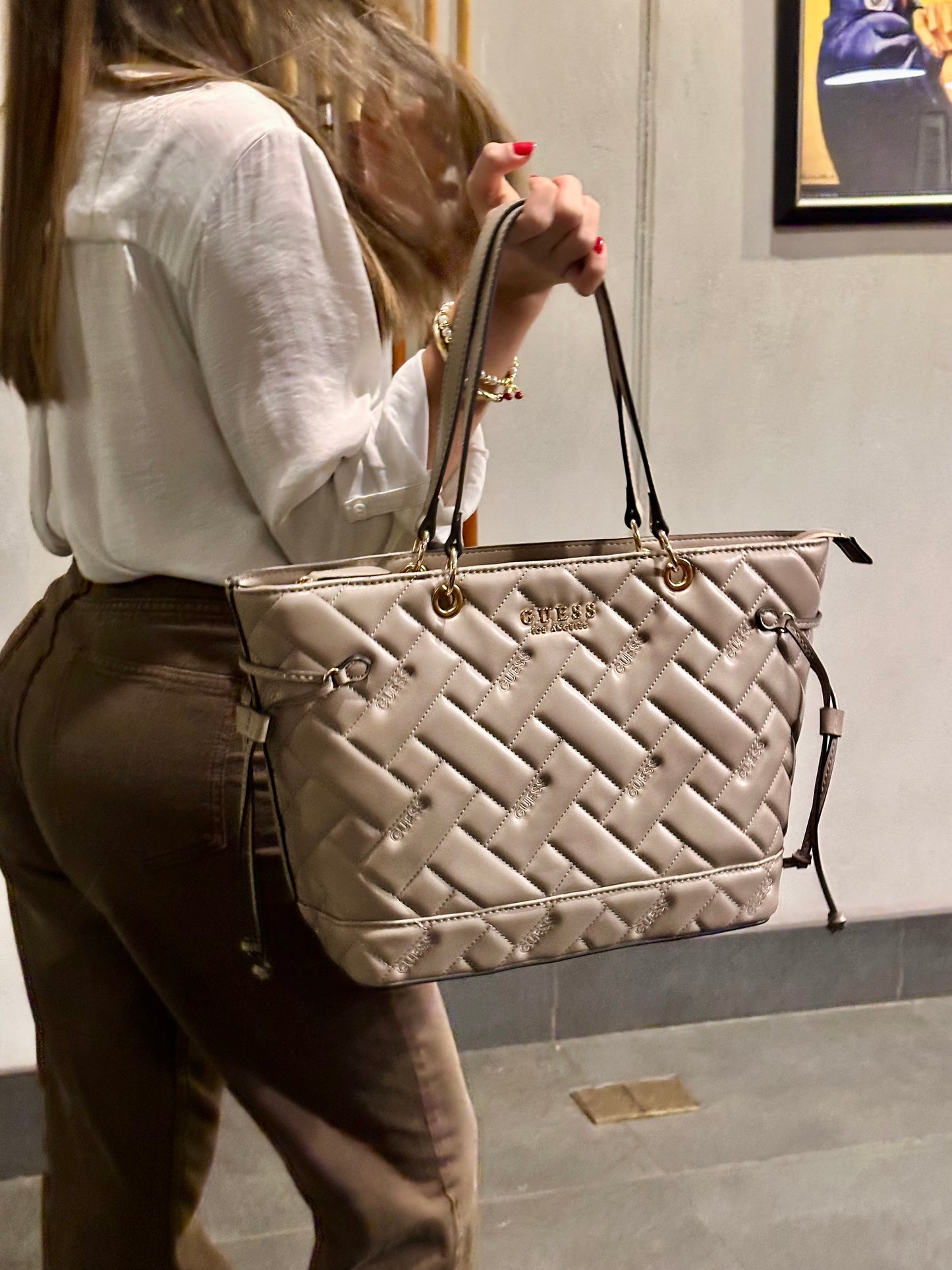 Guess Tote BAG Café Claro