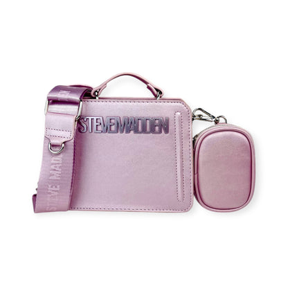 Steve Madden Crossbody mini Rosa Metalic