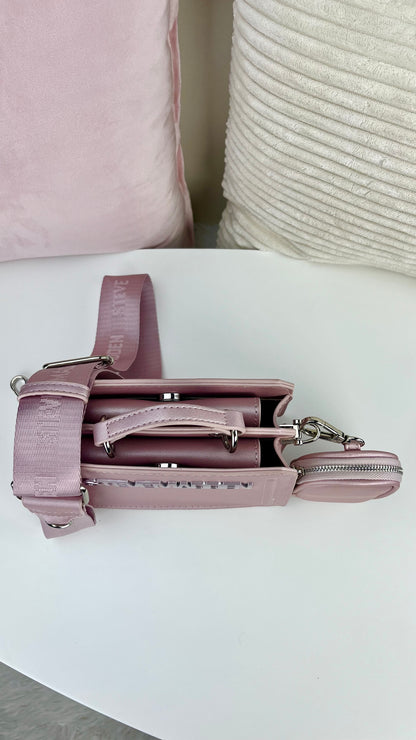 Steve Madden Crossbody mini Rosa Metalic