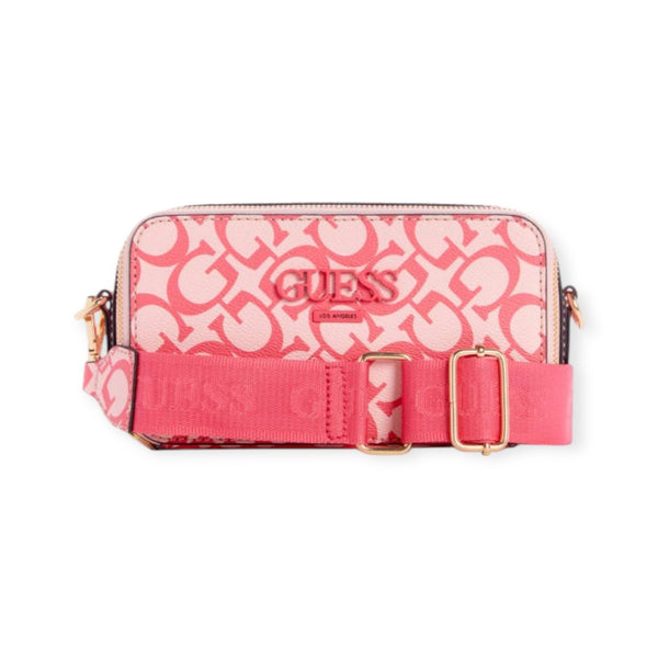 Guess Crossbody Doble ZIP Rosa