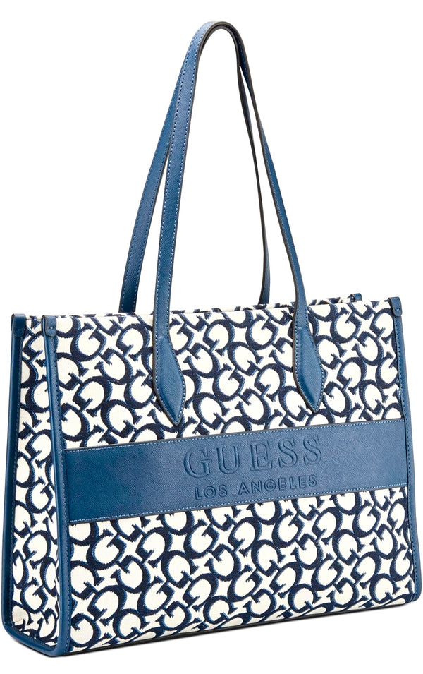 Guess Tote BAG Azul Logo