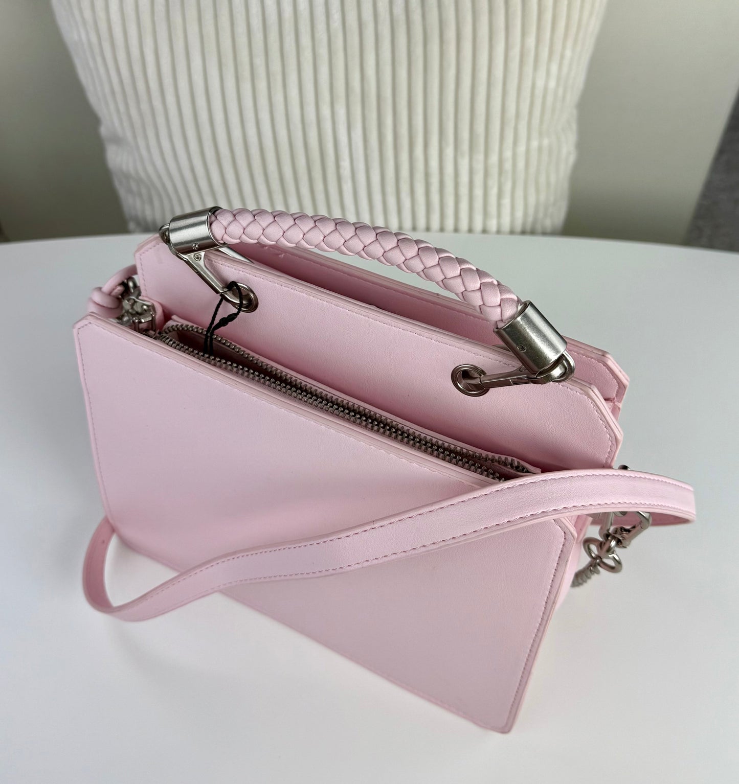 Steve Madden Crossbody Pink-Platinum Luxury