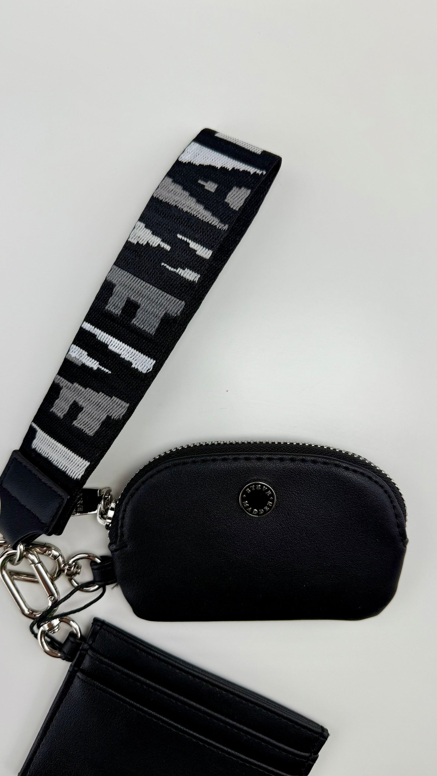 Steve Madden Card Holder & Wallet Black