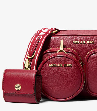 Michael Kors Jet Set Messenger Travel Red