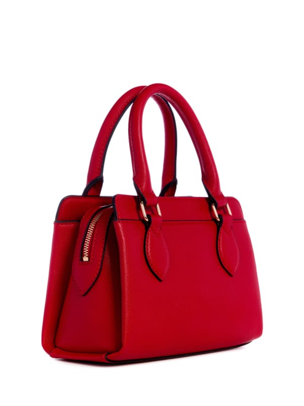Guess Satchel Heart Red