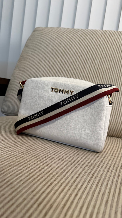 Tommy Hilfiger Crossbody White Lines