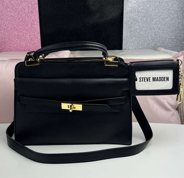 Steve Madden Satchel - Wallet  Black - Gold