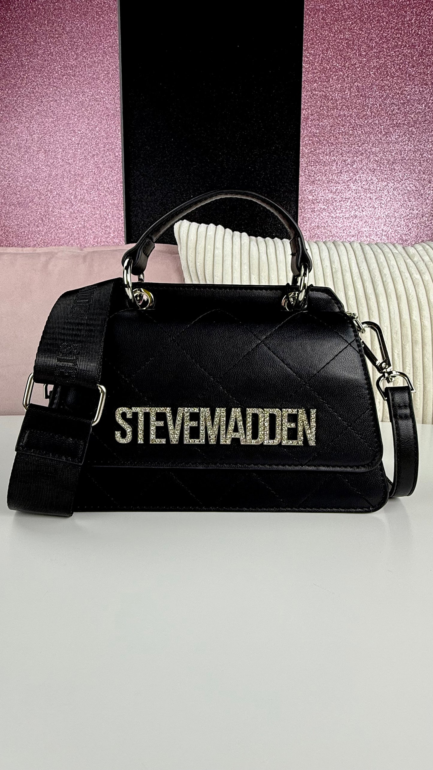Steve Madden Crossbody Black 2 Strap mini