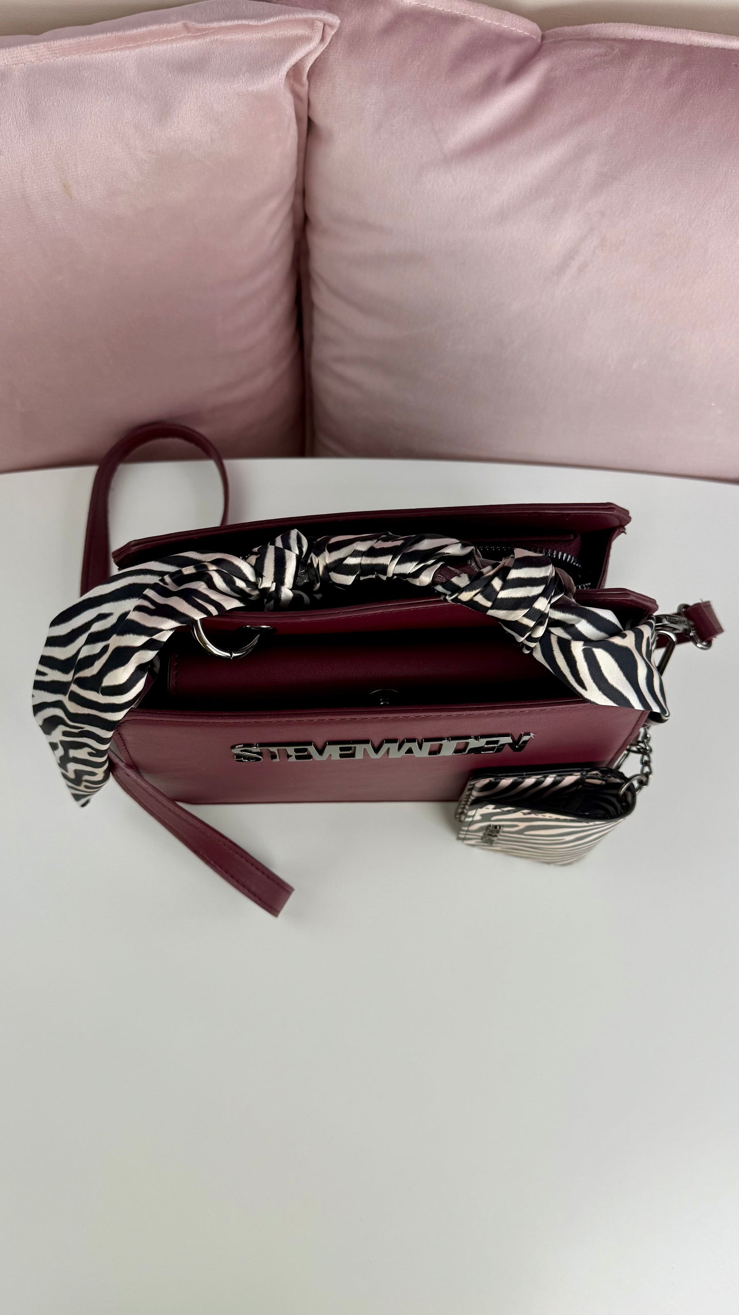 Steve Madden Crossbody Vino - Zebra