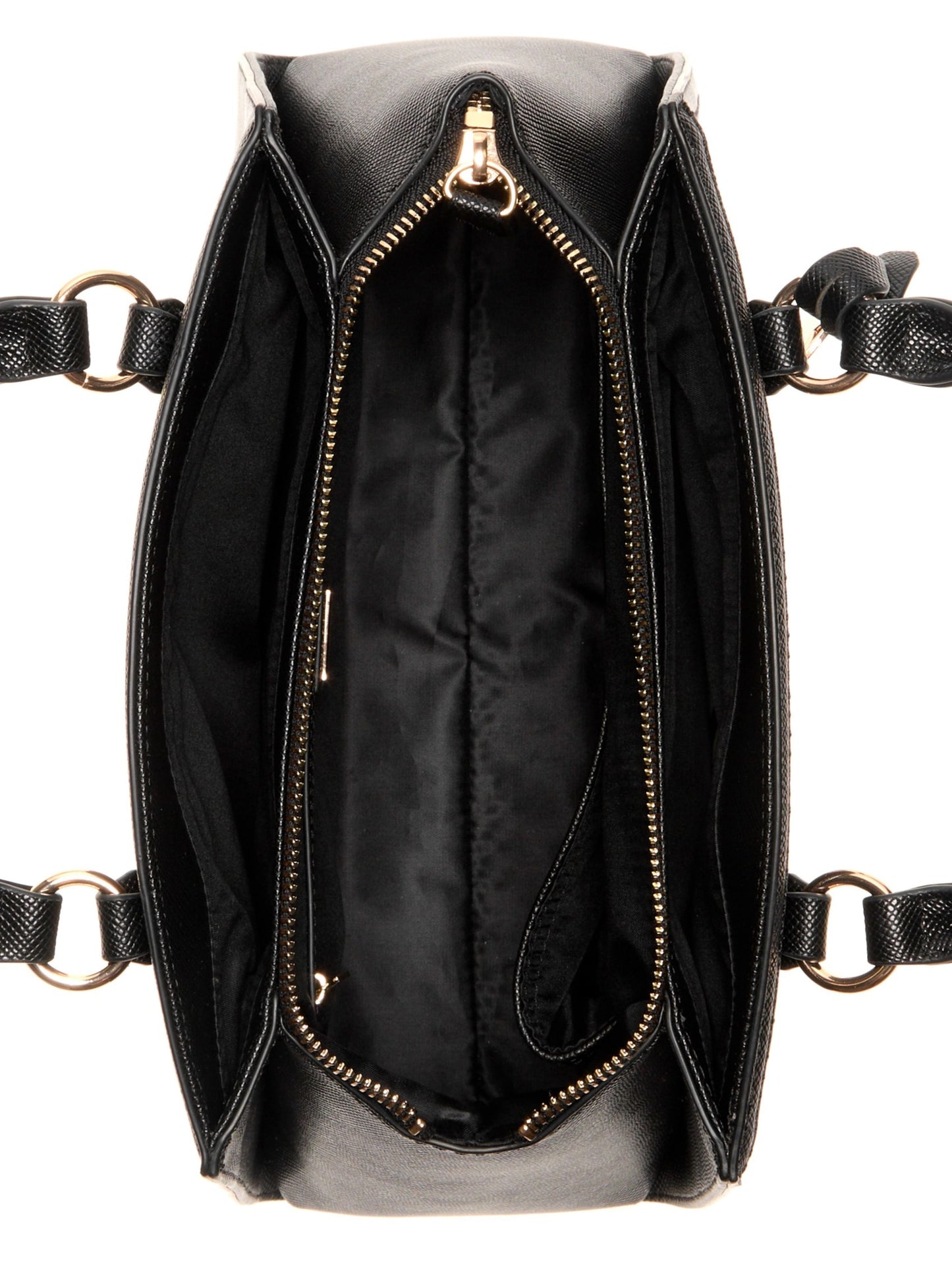 Guess Satchel Kyrie Saffiano Negro