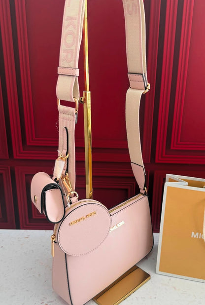 Michael Kors Jet Set Crossbody Airpods PINK