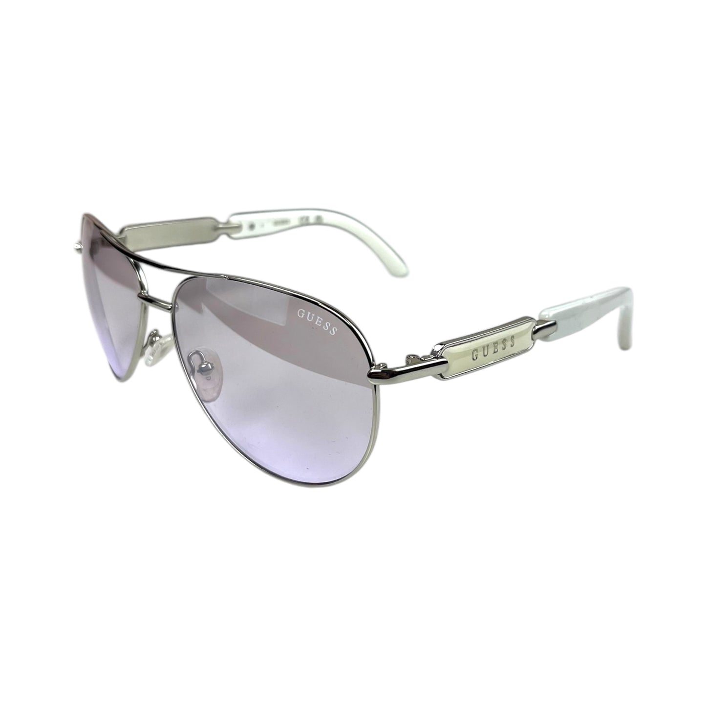 Guess Classic Aviator Sunglasses White