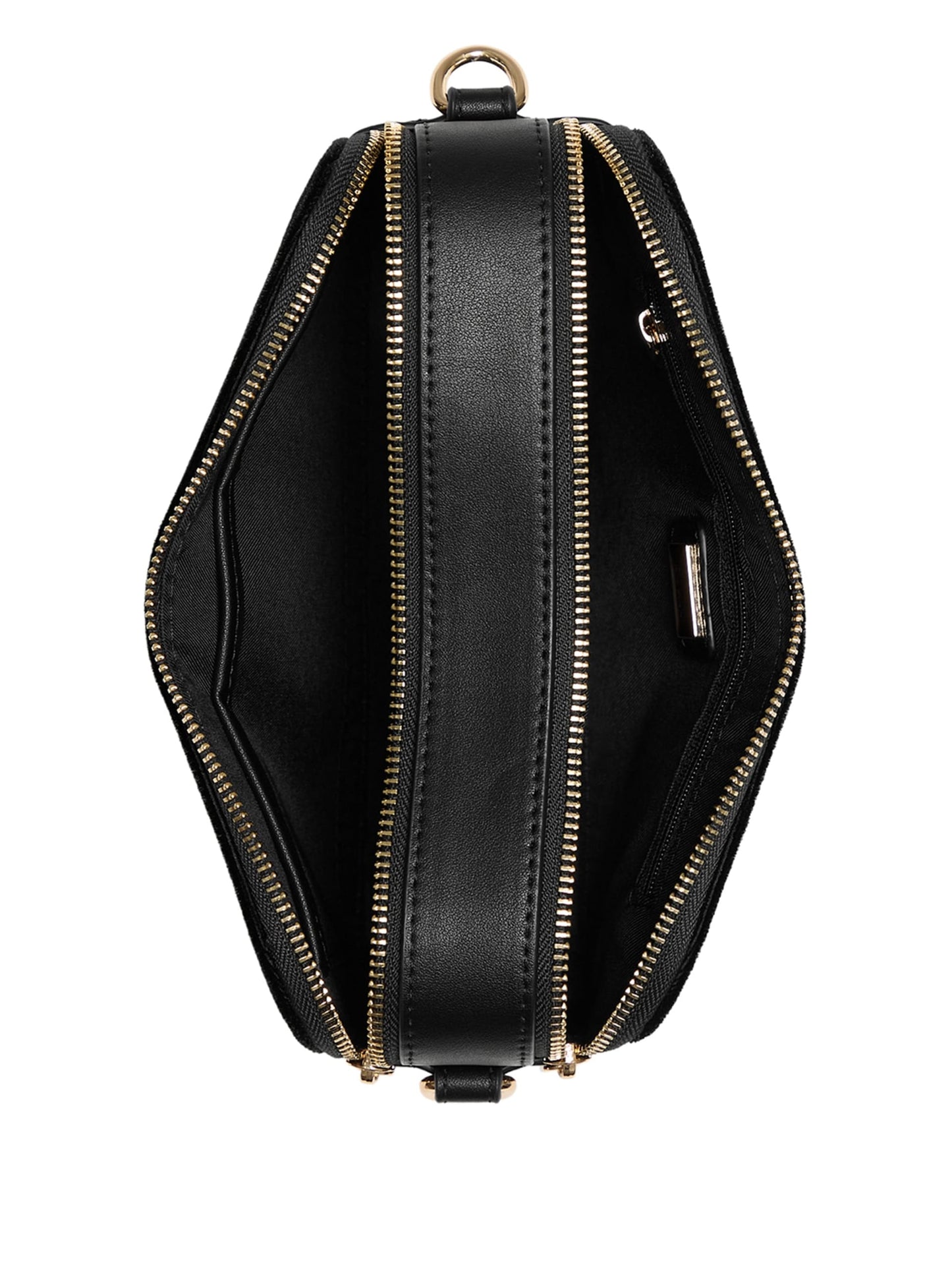 Guess Holly Velvet Crossbody Black