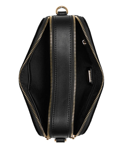 Guess Holly Velvet Crossbody Black