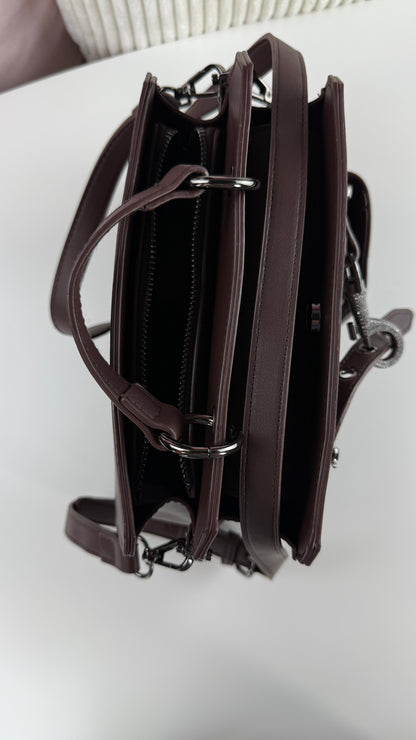 Steve Madden Crossbody Brown Candado