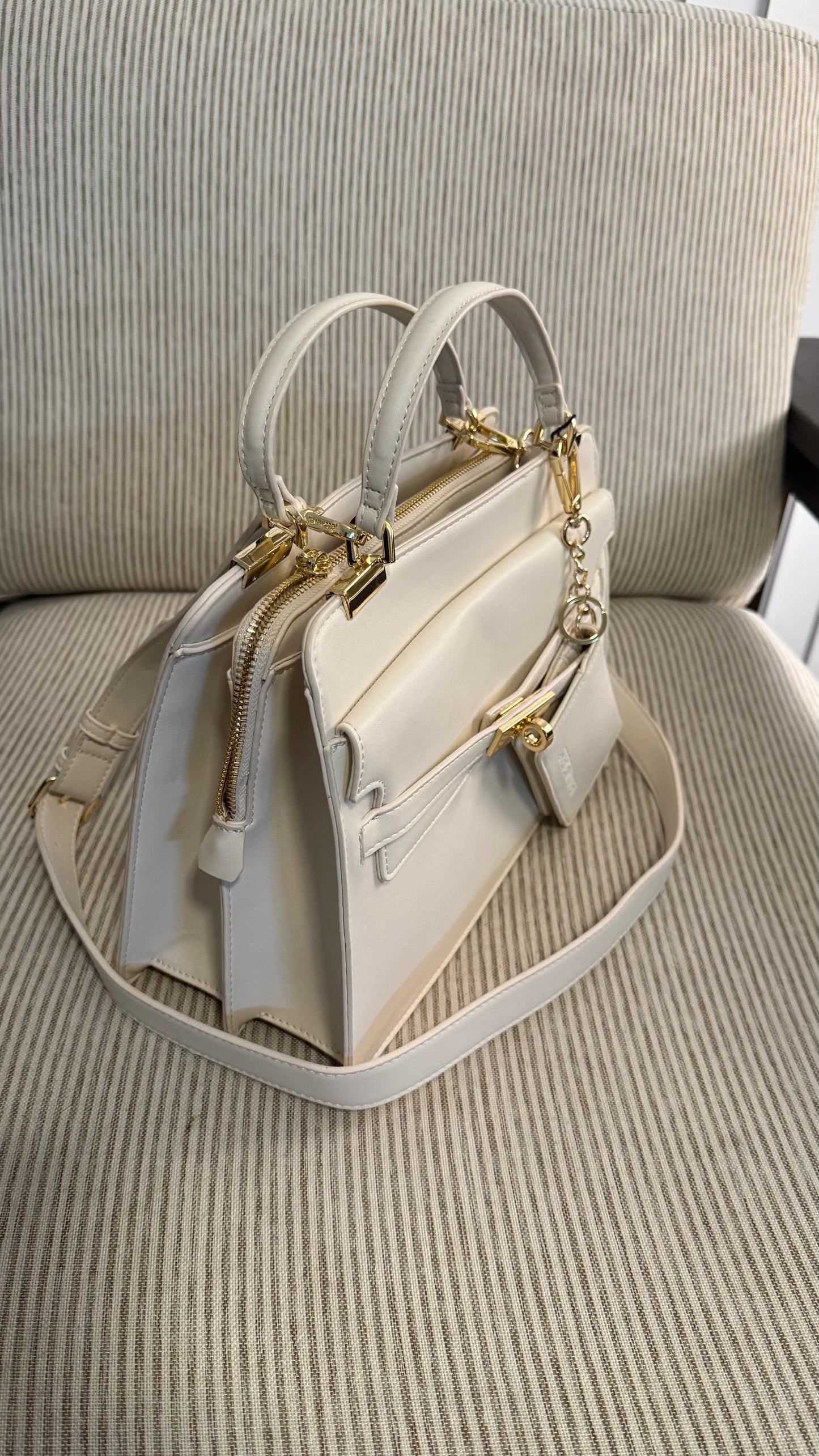 Steve Madden Satchel - Wallet Cream