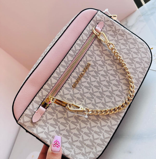 Michael Kors Crossbody Chain Beige - Pink