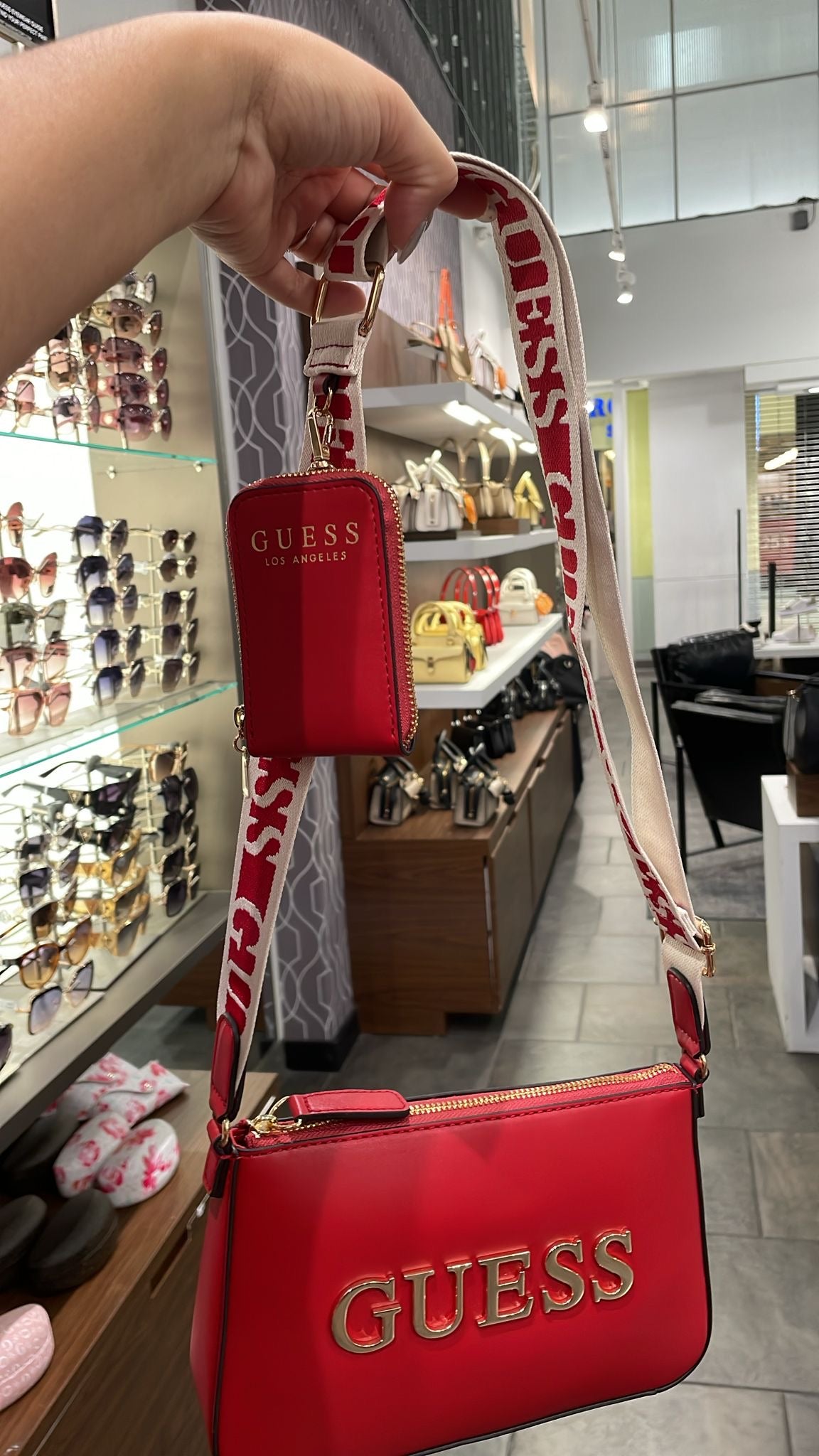 Guess Crossbody Red Logo