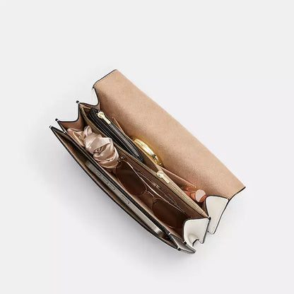 Coach Crossbody Klare Envelope White-Gold