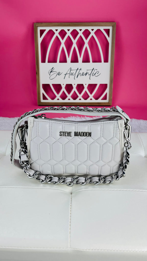 Steve Madden Mini Crossbody Blanco Cream