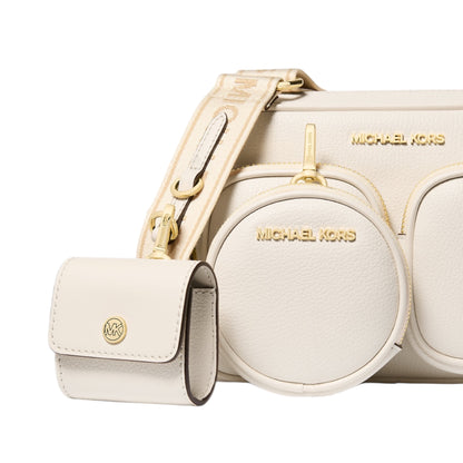 Michael Kors Jet Set Messenger Travel White Beige