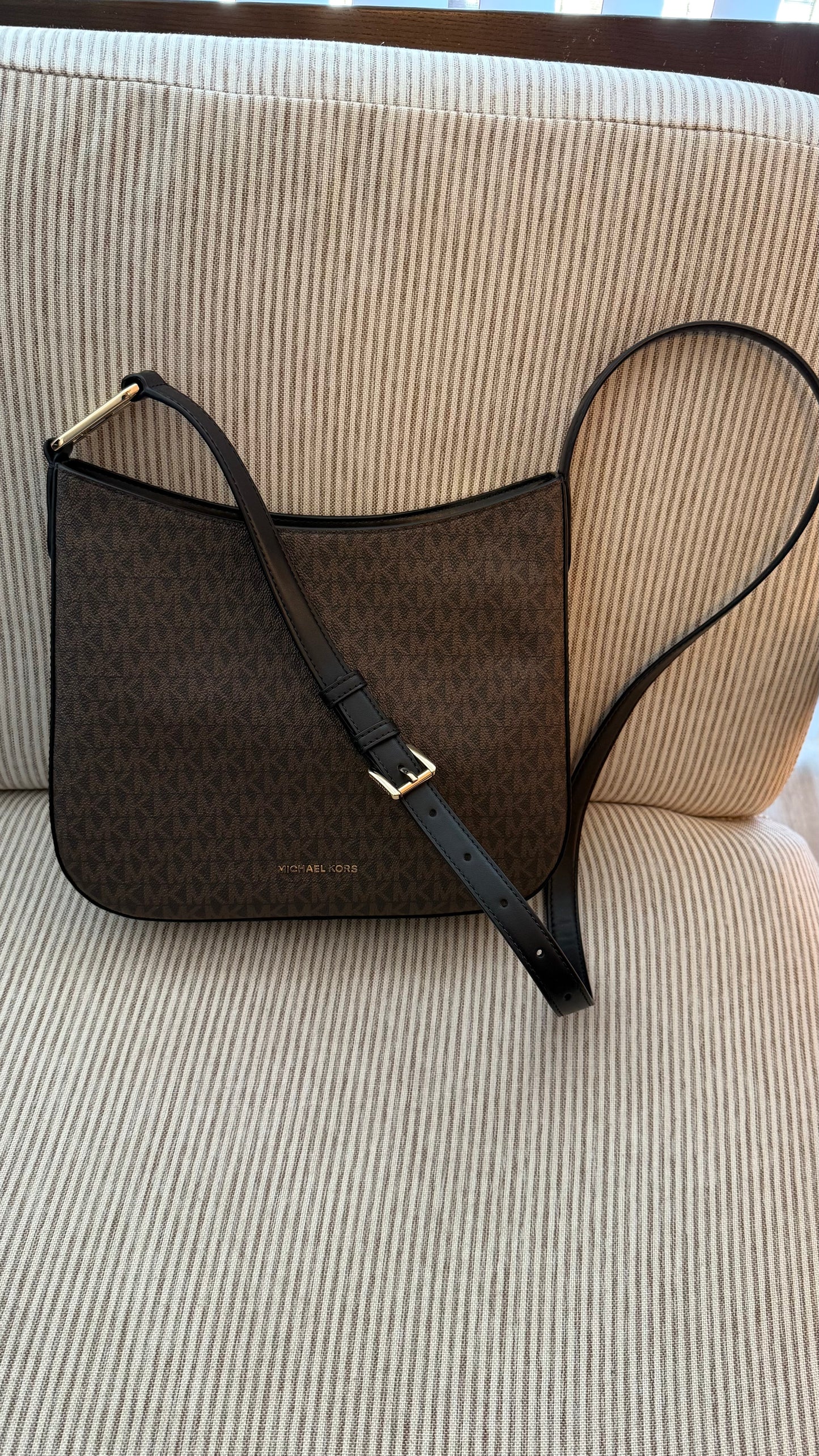 Michael Kors Crossbody Brown Messenger Black