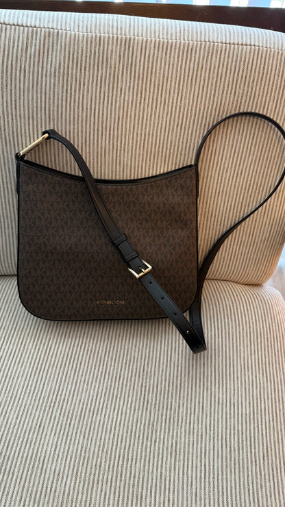 Michael Kors Crossbody Brown Messenger Black