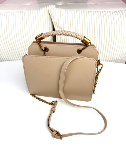 Steve Madden Crossbody Beige-Gold Luxury