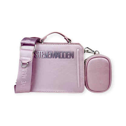 Steve Madden Crossbody mini Rosa Metalic