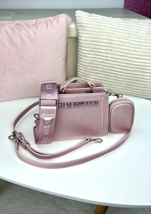 Steve Madden Crossbody mini Rosa Metalic