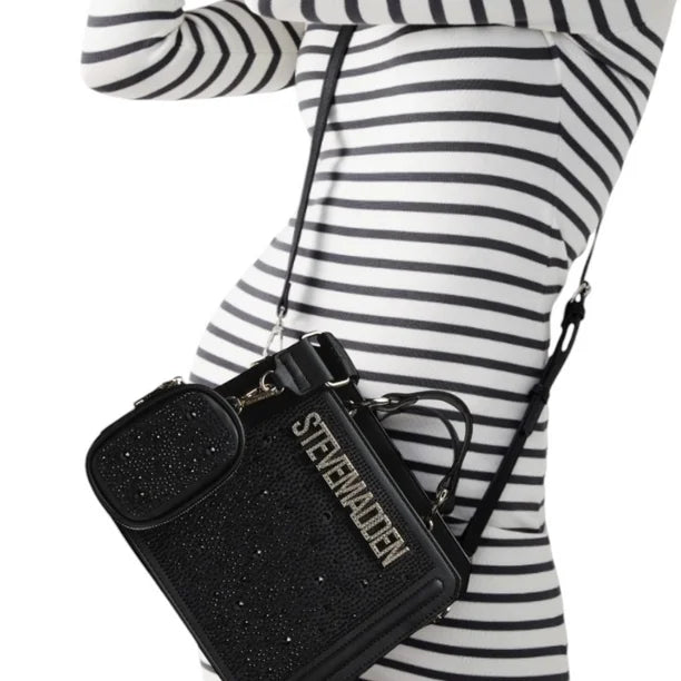 Steve Madden Crossbody Negro Glitz