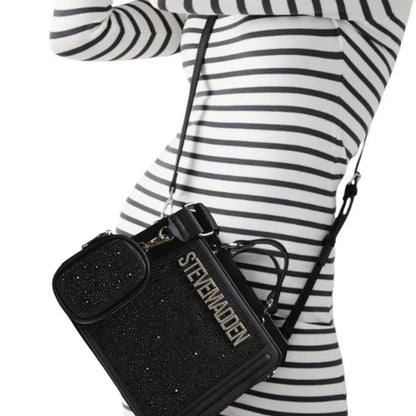 Steve Madden Crossbody Negro Glitz