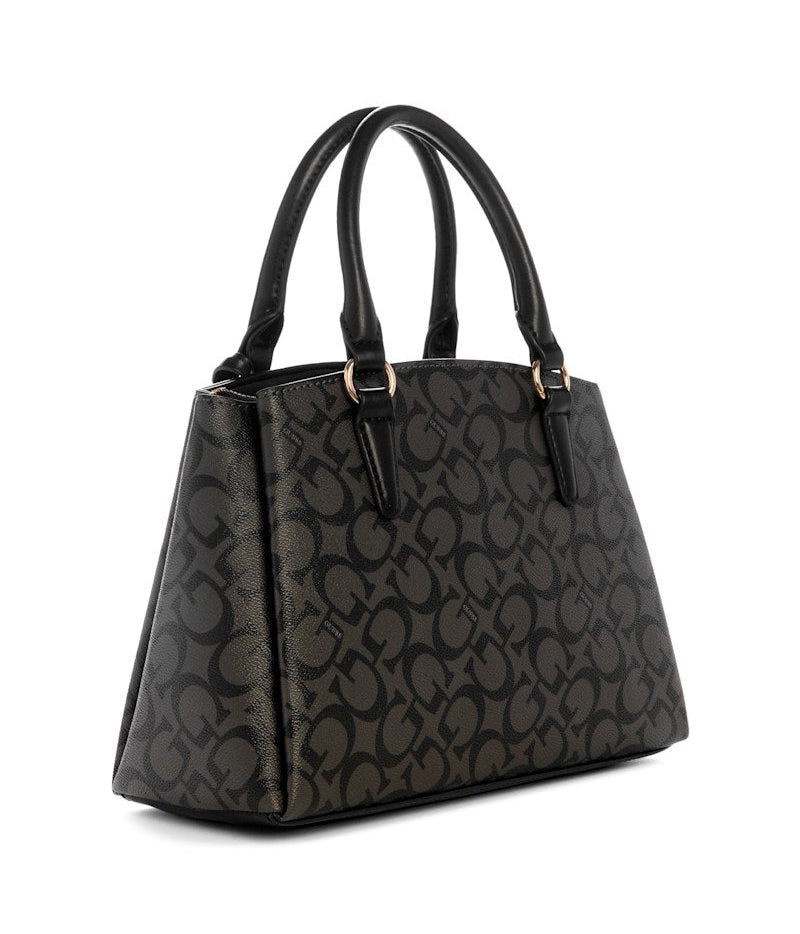 Guess Satchel Kyrie Black Lines