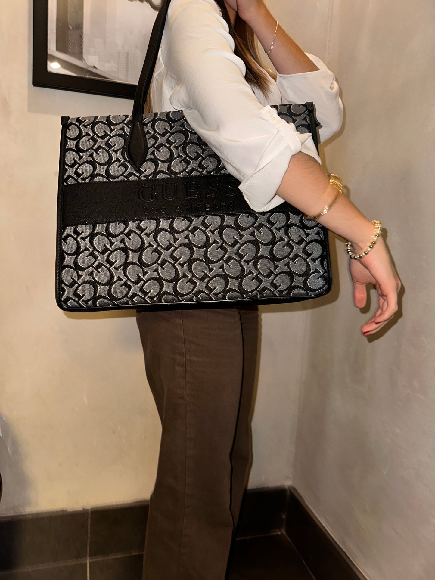 Guess Tote BAG Negro G