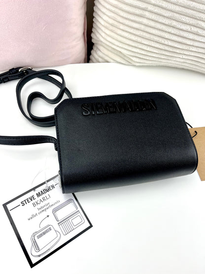 Steve Madden Mini Crossbody y Billetera negra