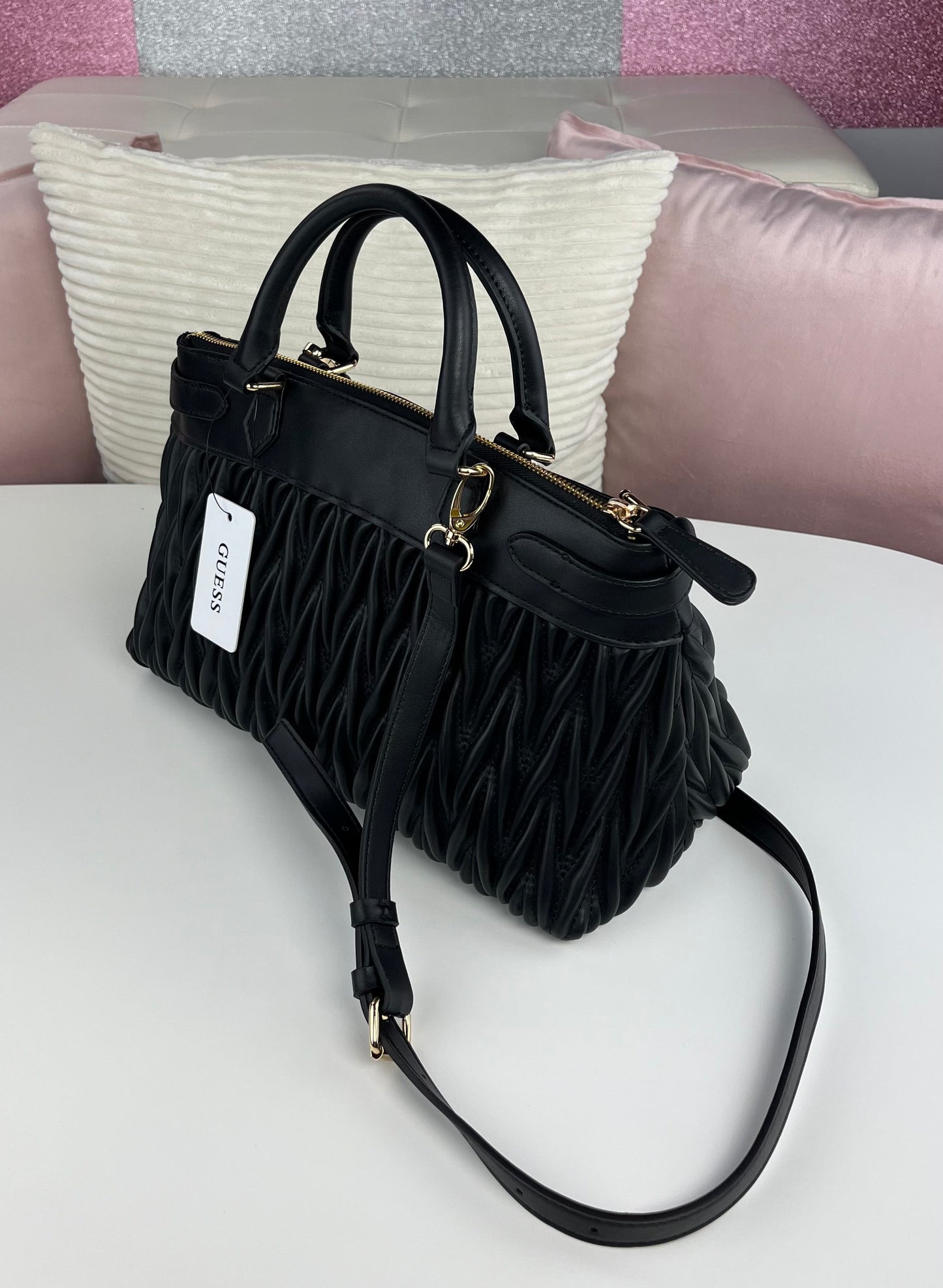 Guess Satchel Fluer Stone