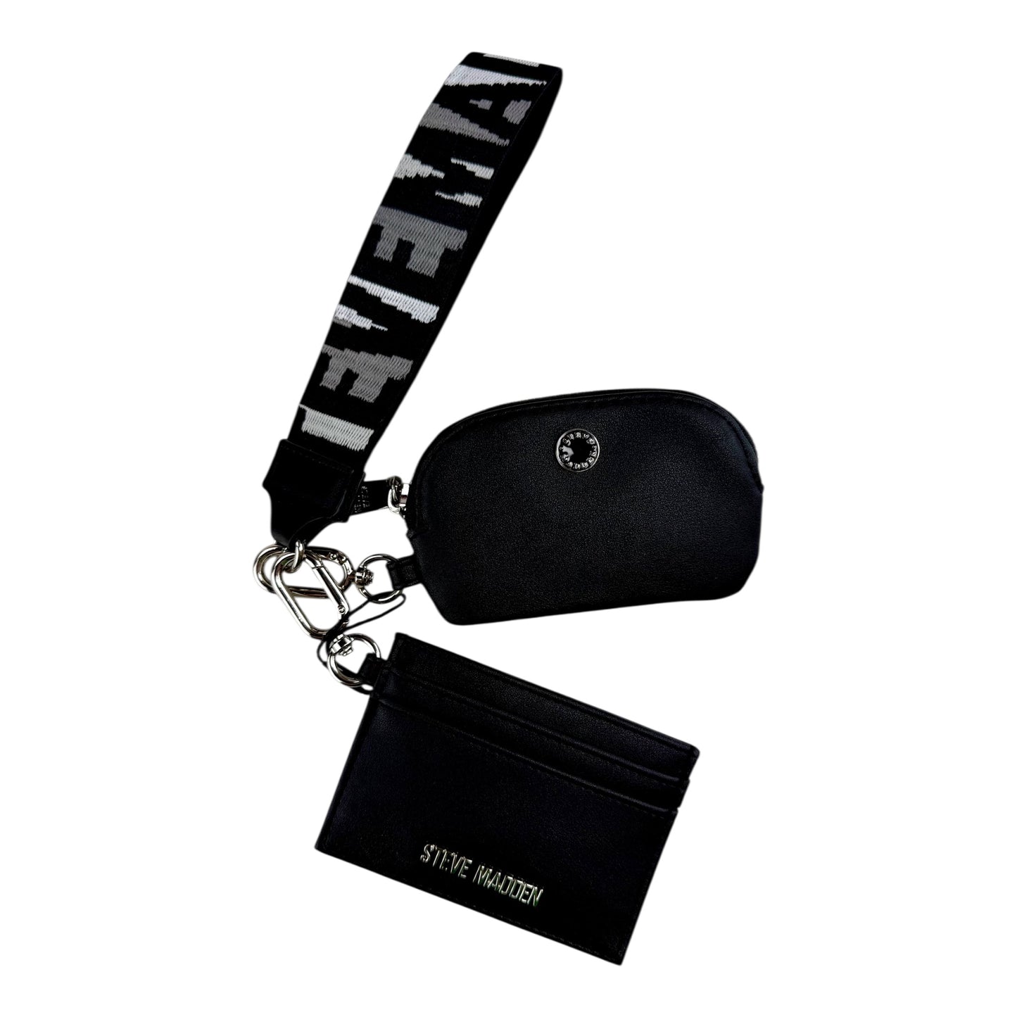 Steve Madden Card Holder & Wallet Black