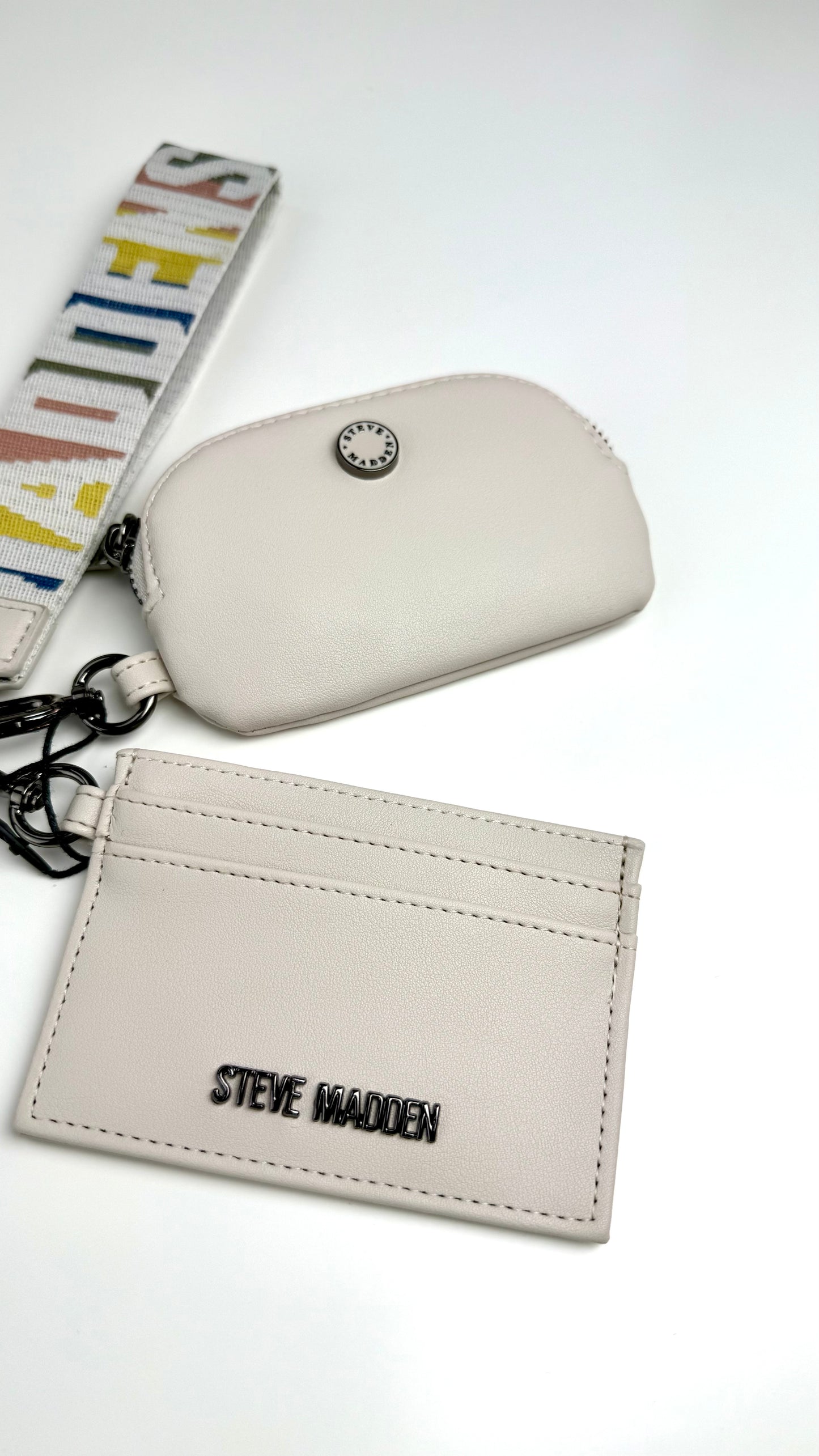 Steve Madden Card Holder & Wallet Cream
