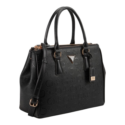 Guess Satchel Negro Triple Crossbody