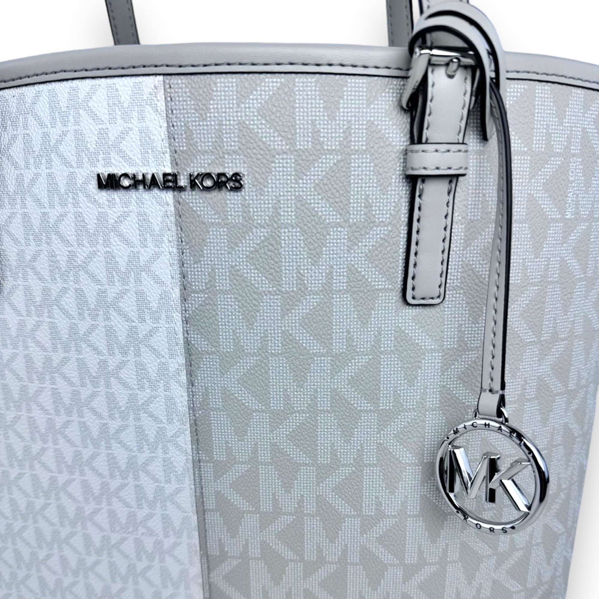 Michael kors grey tote hot sale