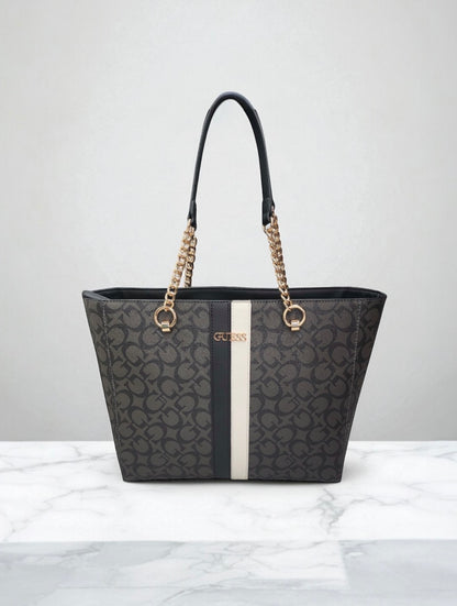 Guess Tote BAG negro Lines