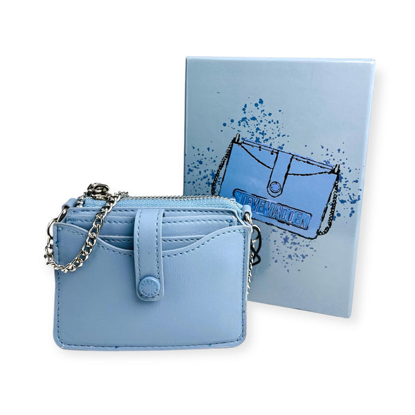 Steve Madden Billetera mini Crossbody Celeste