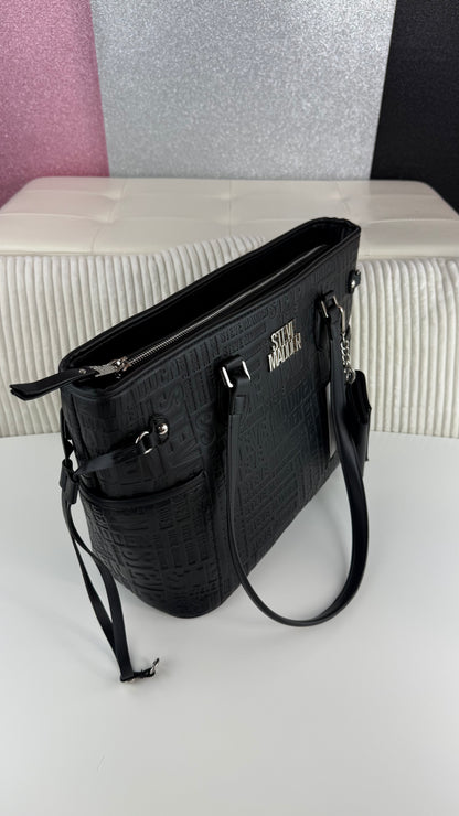 Steve Madden Tote BAG Black logos