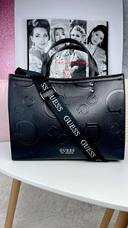 Guess Tote BAG Negro Strap
